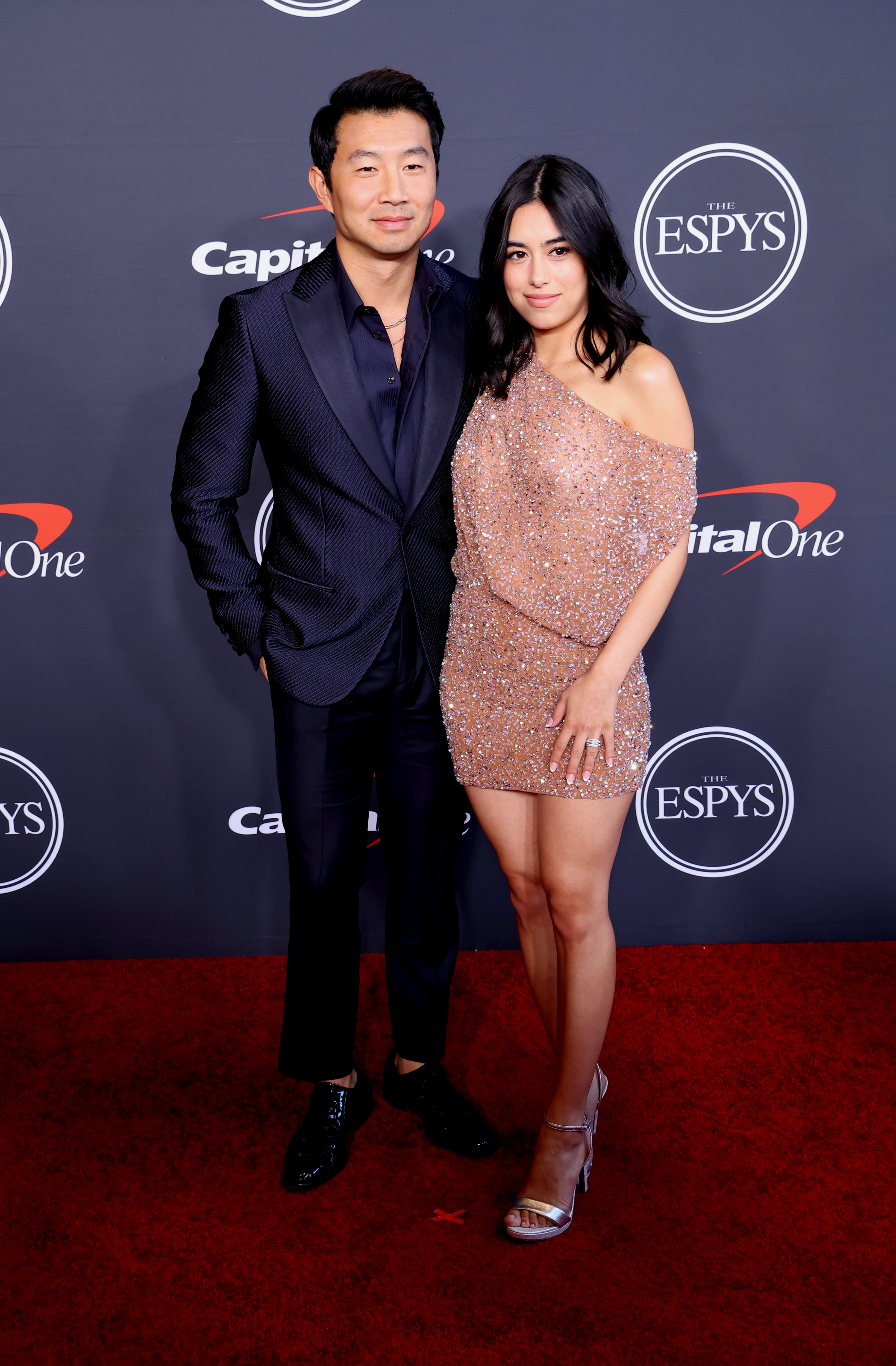 Simu Liu makes his red carpet debut with girlfriend Jade Bender at