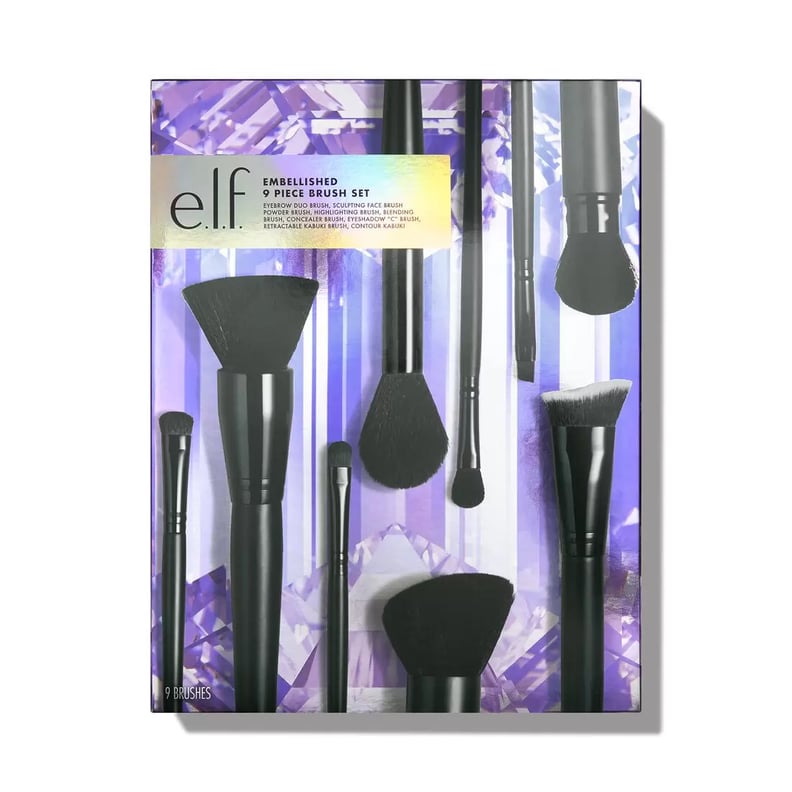 e.l.f. Cosmetics Embellished 9-Piece Brush Set