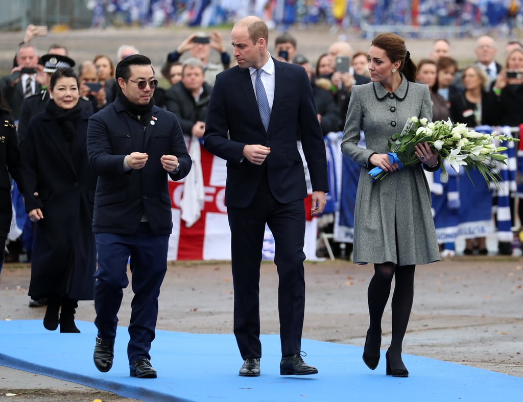 Prince William and Kate Middleton in Leicester November 2019