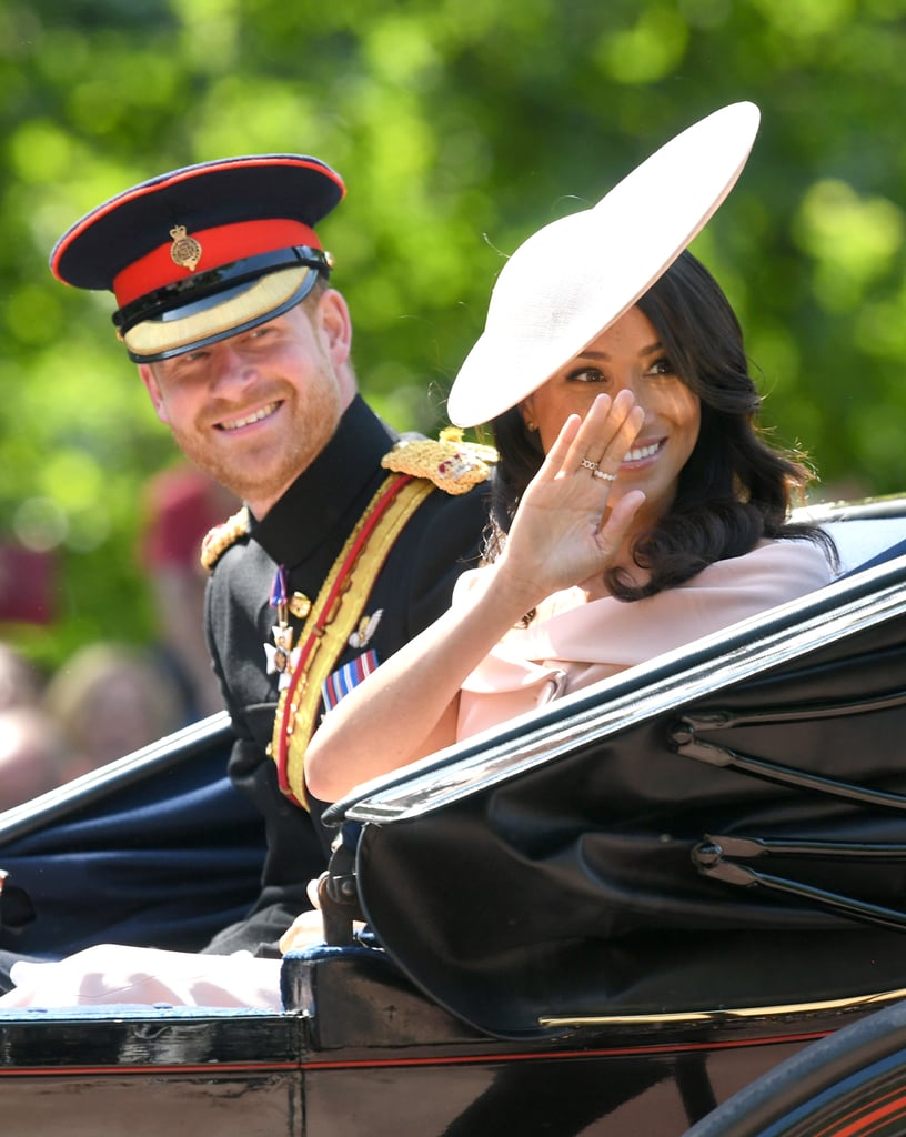 Meghan Markle Hair and Makeup Trooping the Colour 2018