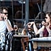 Joshua Jackson and Ruth Wilson Drinking in NYC August 2016