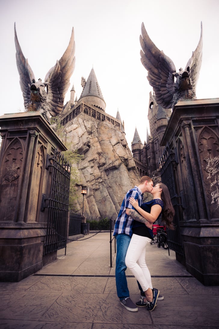 Vendors Engagement Photos At The Wizarding World Of Harry Potter Popsugar Love And Sex Photo 47