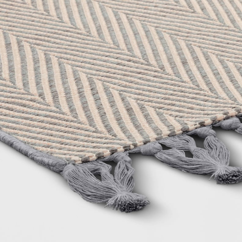 An Outdoor Rug: Herringbone Outdoor Rug