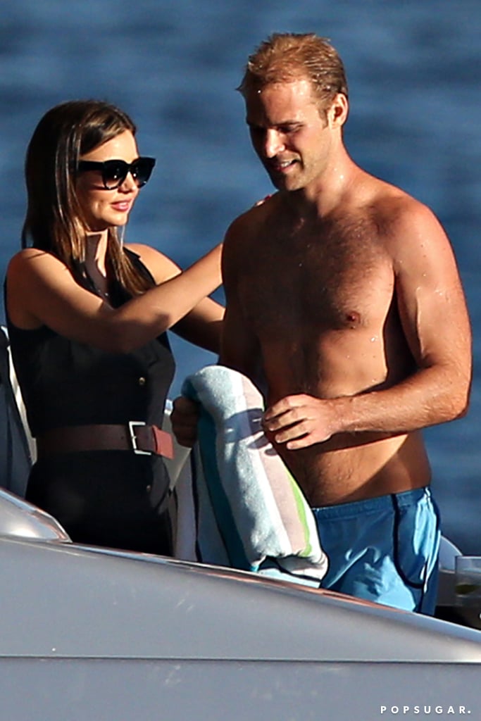 Miranda Kerr and Charlie Goldsmith on a Yacht in Sydney