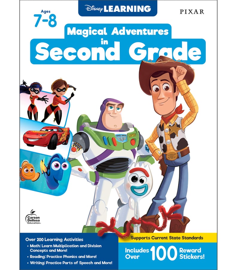 Disney Learning – Magical Adventures in Second Grade, Math and Language Arts Workbook
