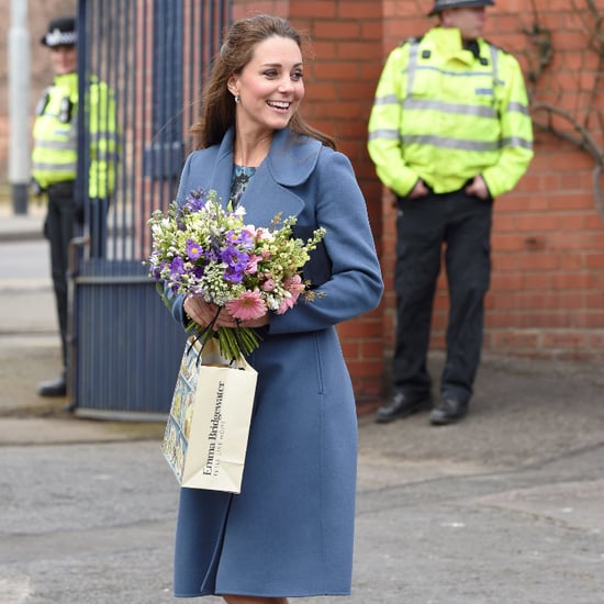 Kate Middleton Wearing a Floral Dress