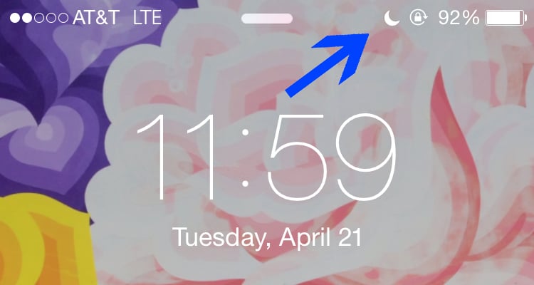If you turn the "do not disturb" feature on and off, you'll notice a little eclipse animation.