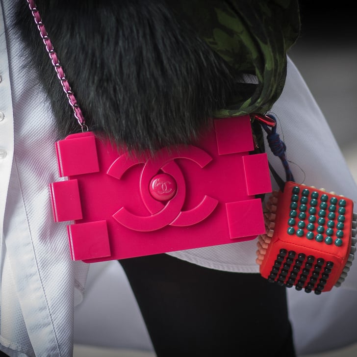 Chiara Ferragni toted a bag to match the bright shades of her outfit., Get  Up Close With Street Style's Best Accessories