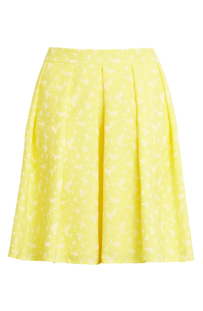 Halogen x Atlantic-Pacific Jacquard Pleat Skirt Curve