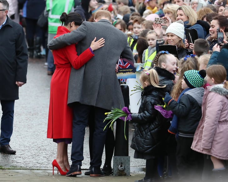 Meghan Markle Prince Harry Let Blind Kids Touch Their Faces