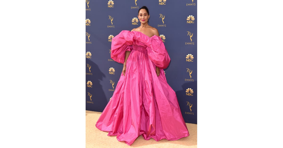 Tracee Ellis Ross Went Big With Her Pink Valentino Emmys Gown 17