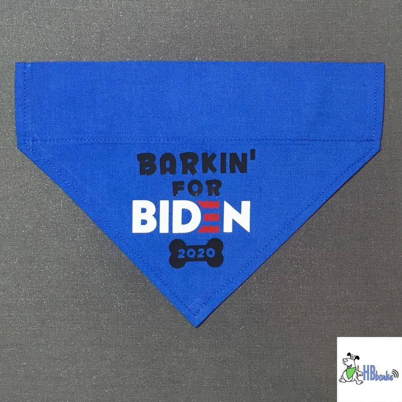 Barkin' for Joe Biden Dog Bandana