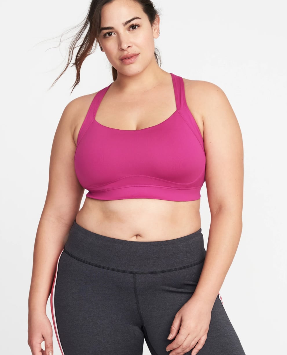 Old Navy Plus-Size Sports Bra, 18 Cute and Comfy Activewear Pieces For  Curvy Girls Everywhere