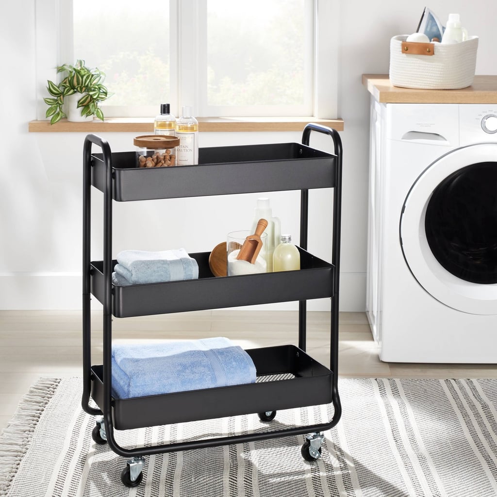 An Extra Helper: Brightroom Wide Metal Utility Cart