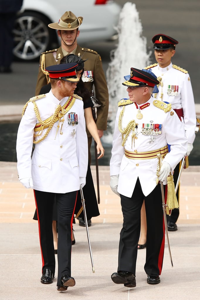 Prince Harry and Meghan Markle at ANZAC Memorial in Sydney