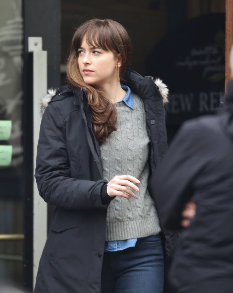 Dakota Johnson Fifty Shades Darker Set Pictures