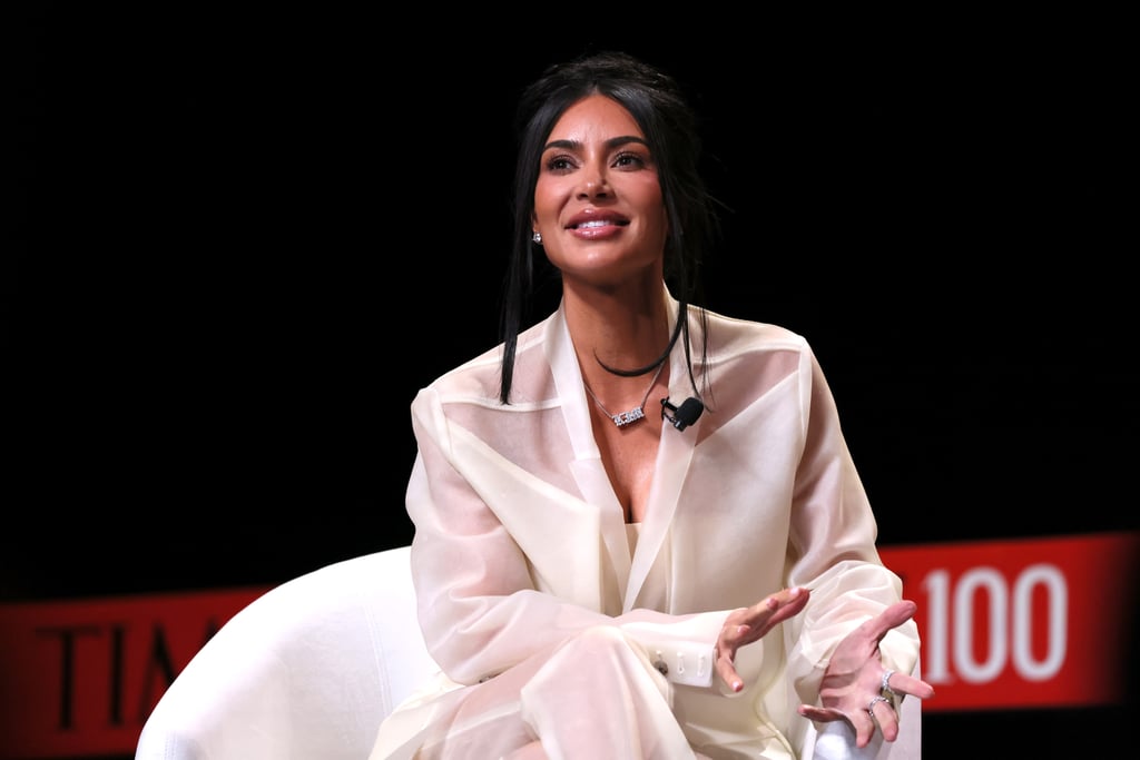 Kim Kardashian's Sheer Suit at the Time 100 Summit