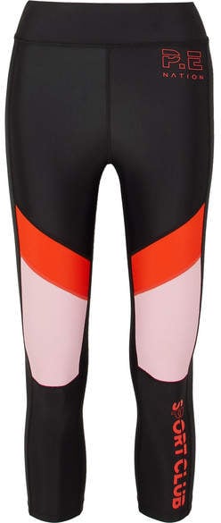 P.E Nation First Innings Paneled Stretch Leggings