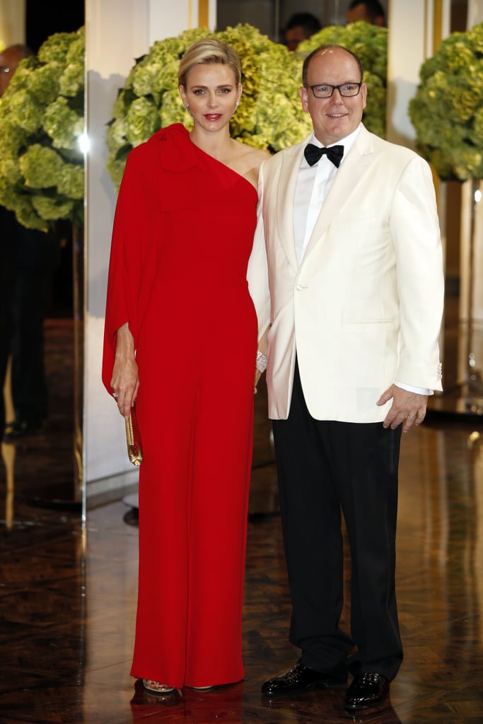 Princess Charlene of Monaco Jumpsuit Red Cross Ball