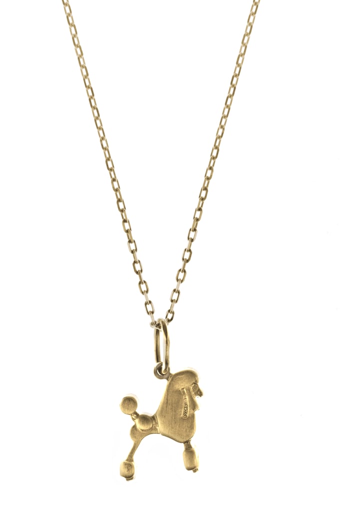 Poodle necklace ($410)