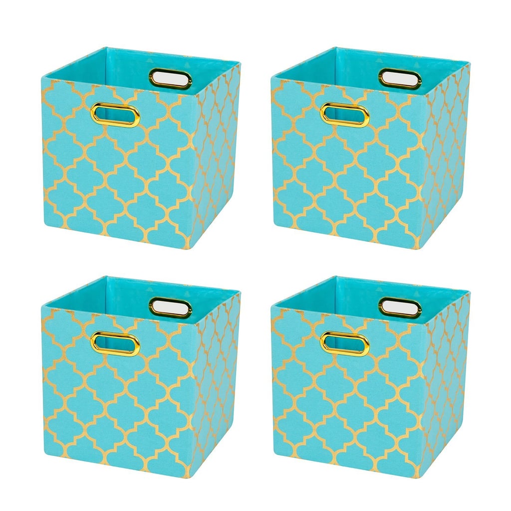 Patterned Storage Boxes Dorm Products on Amazon Prime POPSUGAR Home