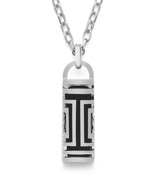 Tory Burch For Fitbit Fret Pendant Necklace in Silver ($175) | Tory Burch  and Fitbit Just Released Their Chicest Collaboration Yet | POPSUGAR Fitness  Photo 8