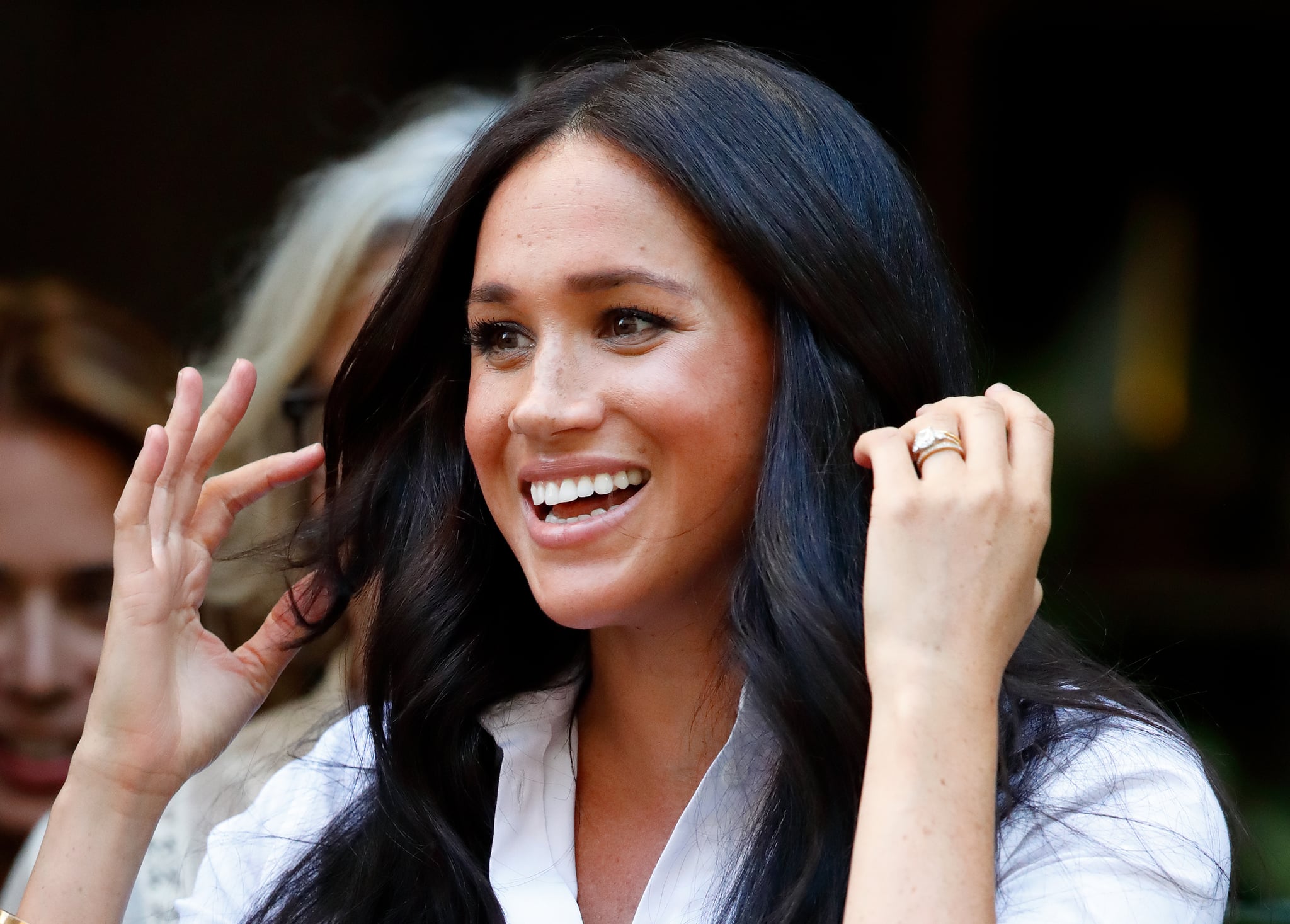 LONDON, UNITED KINGDOM - SEPTEMBER 12: (EMBARGOED FOR PUBLICATION IN UK NEWSPAPERS UNTIL 24 HOURS AFTER CREATE DATE AND TIME) Meghan, Duchess of Sussex launches the Smart Works capsule collection on September 12, 2019 in London, England. Created in September 2013 Smart Works exists to help unemployed women regain the confidence they need to succeed at job interviews and return to employment. (Photo by Max Mumby/Indigo/Getty Images)