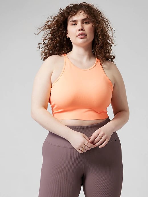 Aurora High Neck Crop Tank