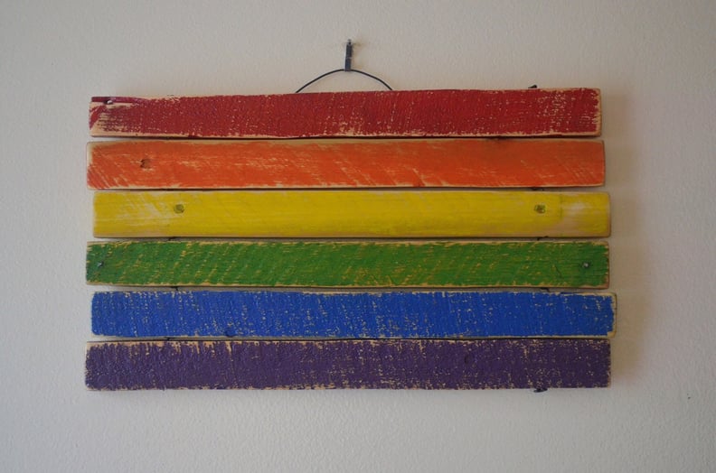 Reclaimed Rainbow Pride Flag