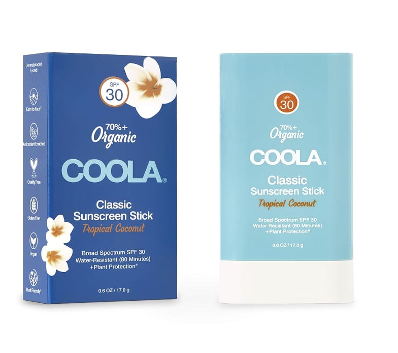 Coola Organic Face Sunscreen SPF 30 Sunblock Lotion Stick