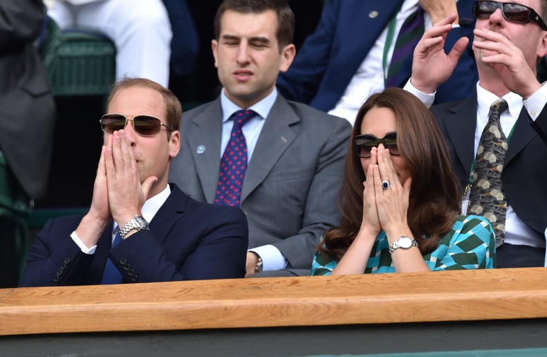 Kate and Will at Wimbledon 2014