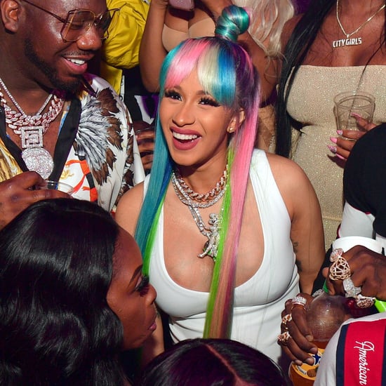 Cardi B at Pierre Thomas's Birthday Party in Atlanta 2018