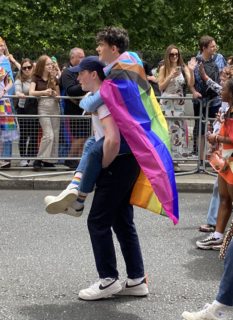 Photos of the "Heartstopper" Cast at London's Pride March