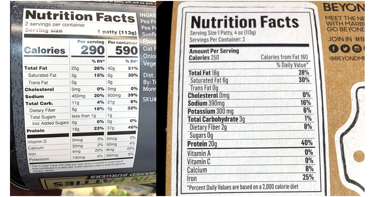 Trader Joe's Protein Patties Nutritional Info How Do Trader Joe's