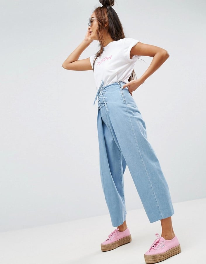 asos wide leg jeans