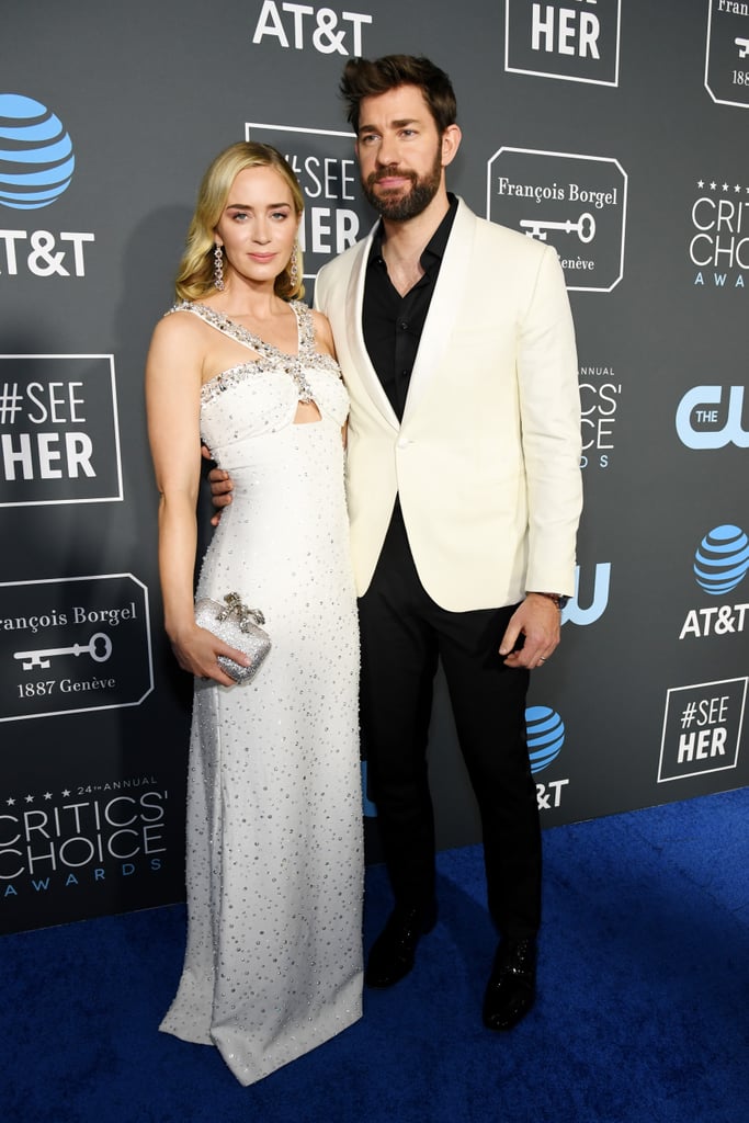 Emily Blunt and John Krasinski at the 2019 Critics' Choice