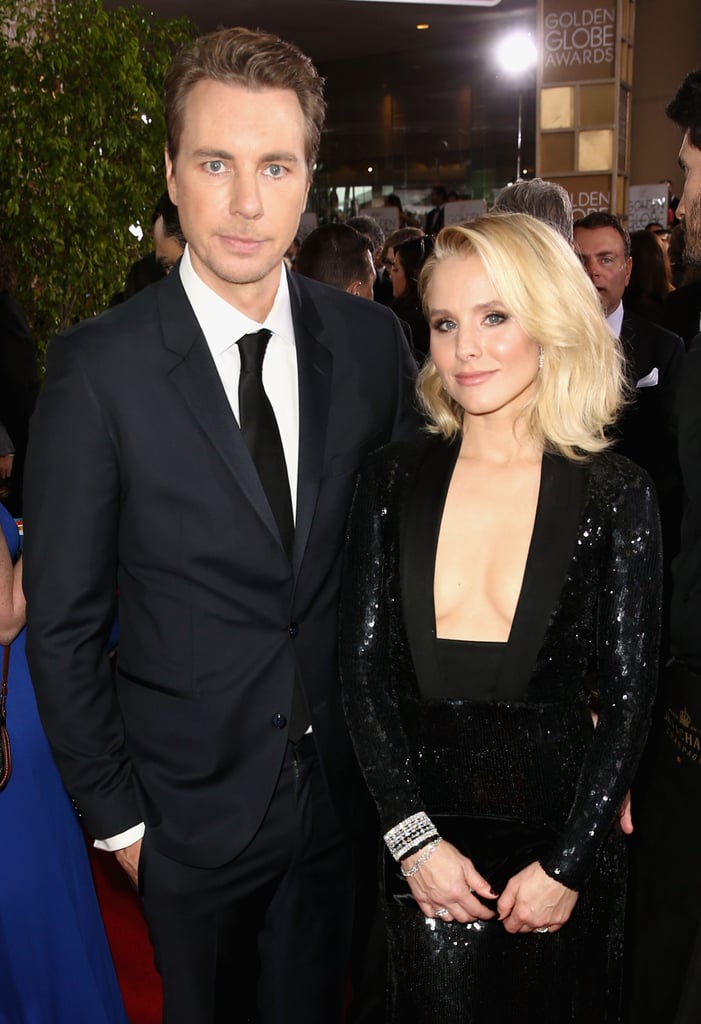 Kristen Bell and Dax Shepard at 2017 Golden Globe Awards