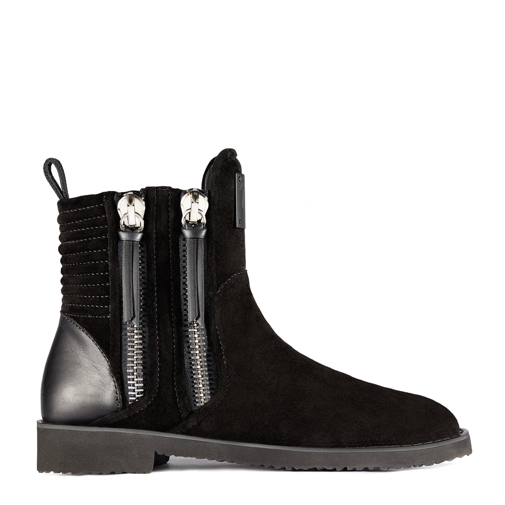The Giuseppe for Zayn Zigi Black Suede Ankle Boots
