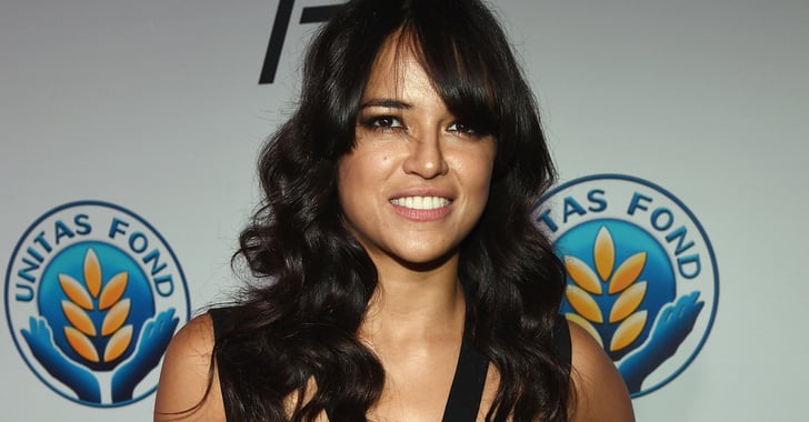 Michelle Rodriguez Talking About Fast And Furious 8 Popsugar Celebrity