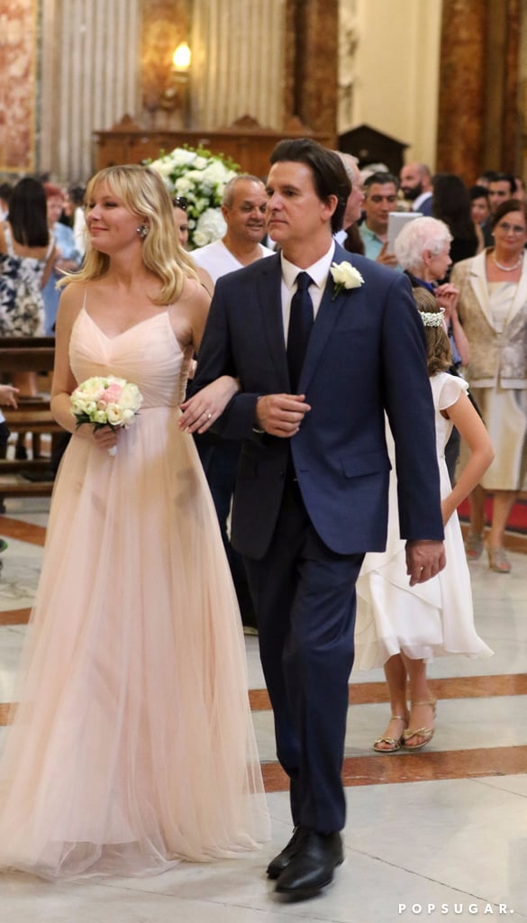 Kirsten Dunst's Pink Bridesmaid Dress