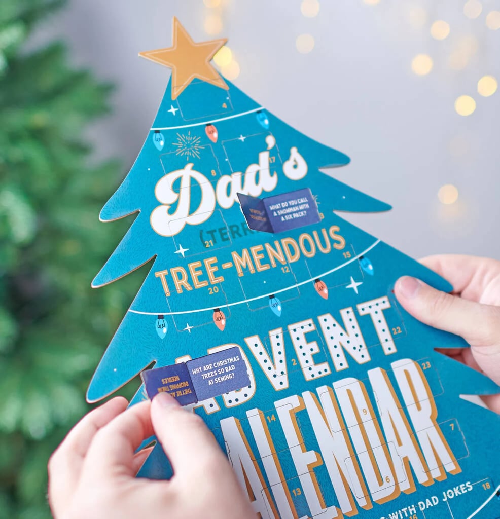 A Punny Advent Calendar Personalized Funny Dad Joke Advent Calendar