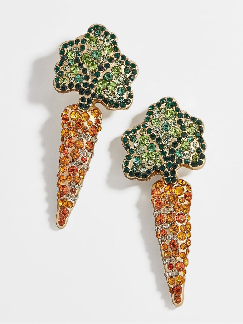 Crystal Carrot Earrings