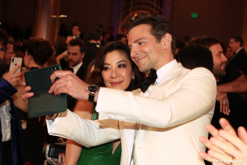 Pictured: Michelle Yeoh and Bradley Cooper