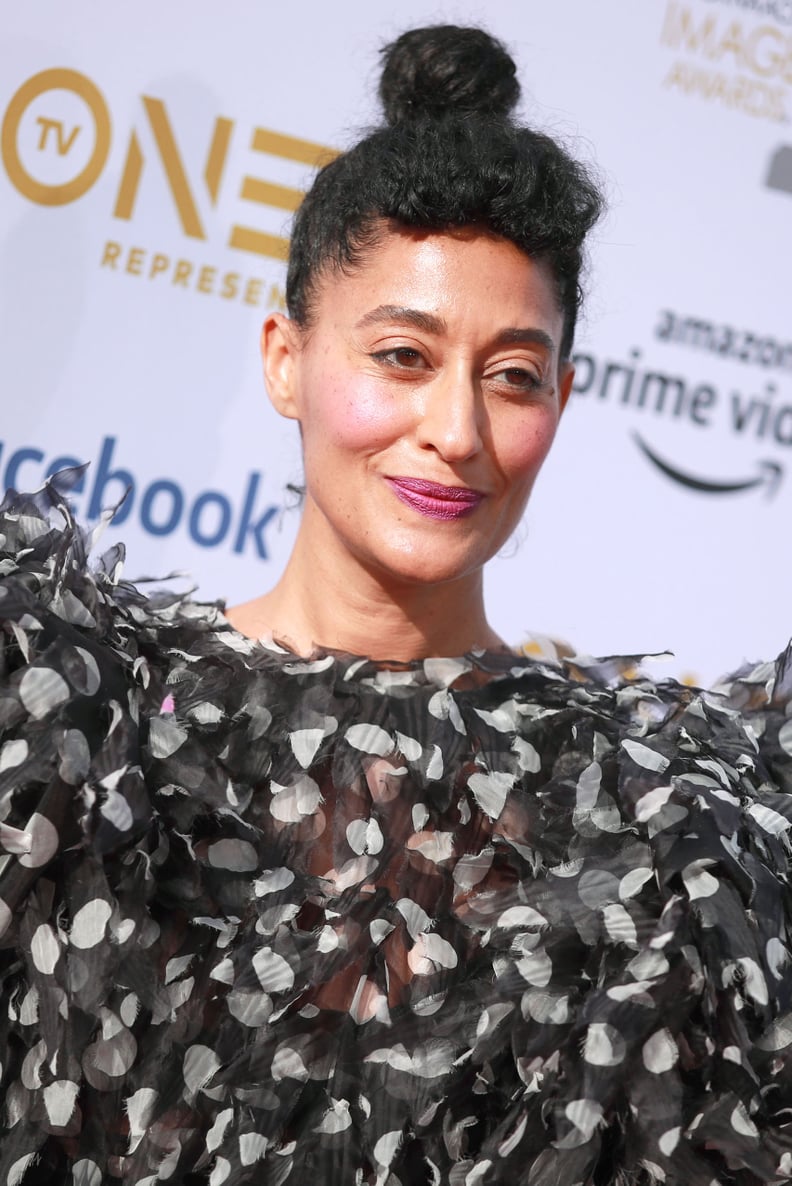 Tracee Ellis Ross's Topknot at the NAACP Image Awards in 2019