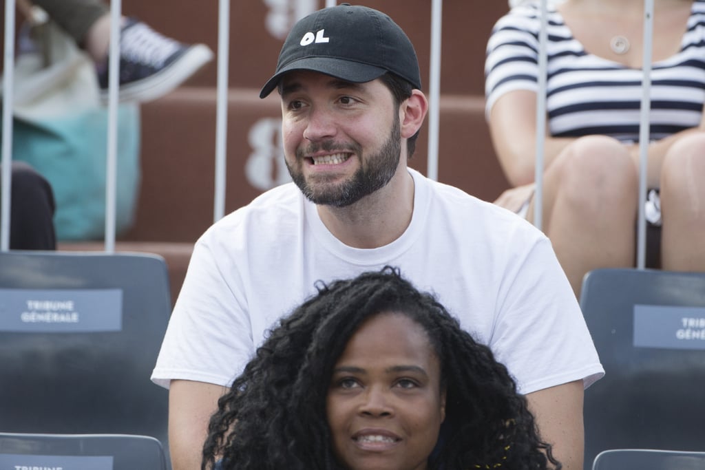 Pictures of Alexis Ohanian Cheering For Serena Williams