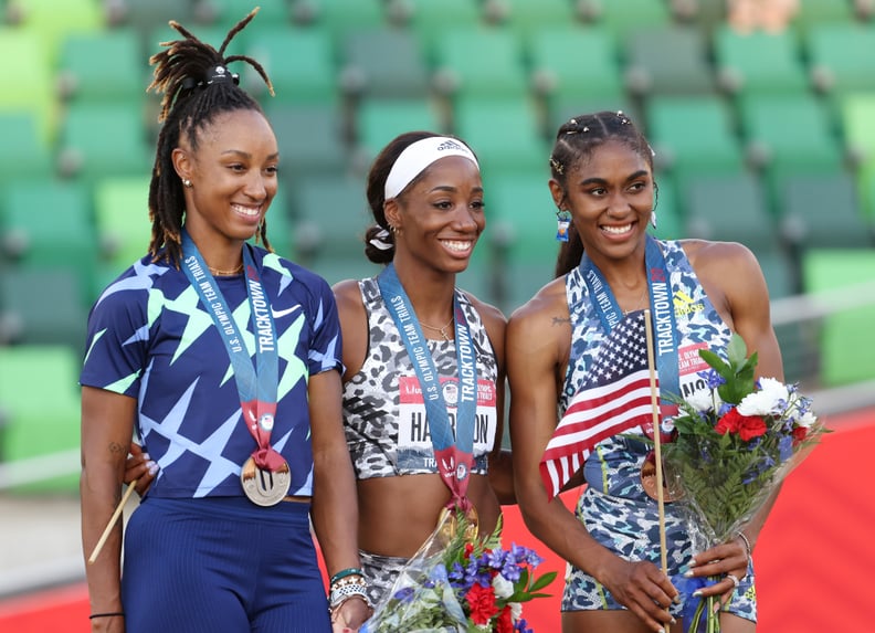 See Christina Clemons's Doritos Earrings at the Olympic Trials