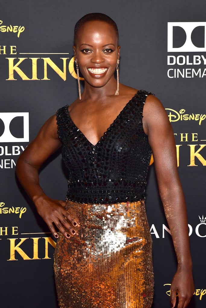 Pictured: Florence Kasumba at The Lion King premiere in Hollywood.