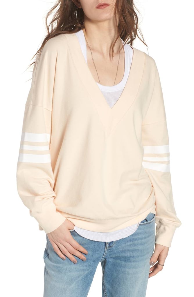 Treasure & Bond Sport V-Neck Sweatshirt