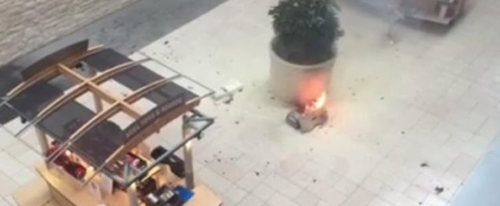 Hoverboard Explodes in Crowded Mall
