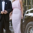 Melania Trump's Wedding Guest Dress Is Breezy, Pink, and Custom Made